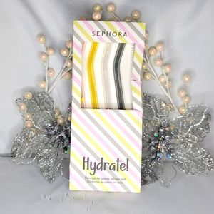 BNIB Sephora reusable glass straws. Includes straws, cleaning brush and storage.